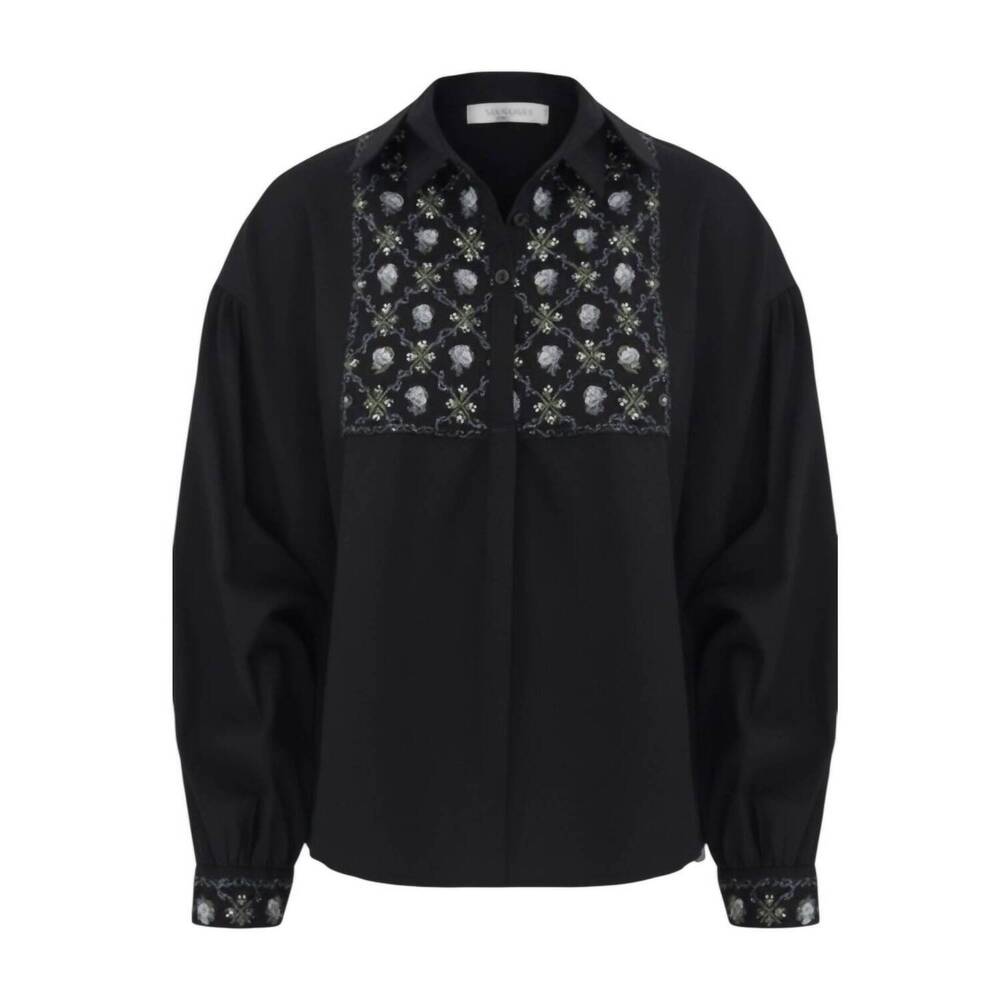 NEW LUG VON SIGA women's leia top in black